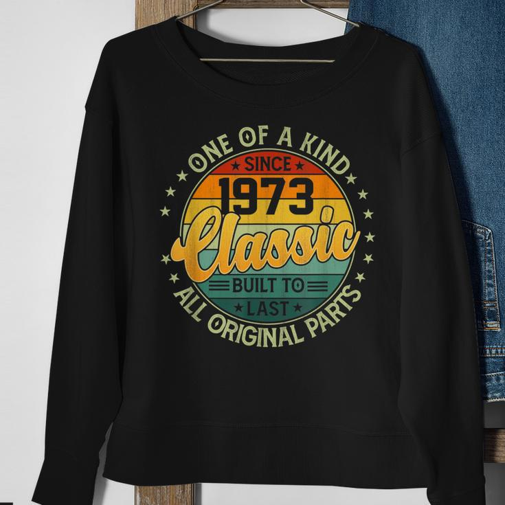 50 Year Old Gifts Made In 1973 Vintage 50Th Birthday Retro Men Women Sweatshirt Graphic Print Unisex Gifts for Old Women