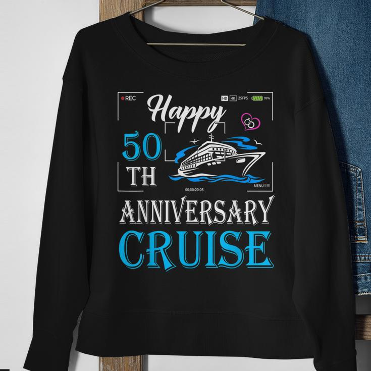 50Th Wedding Anniversary - Happy 50Th Anniversary Cruise Men Women Sweatshirt Graphic Print Unisex Gifts for Old Women