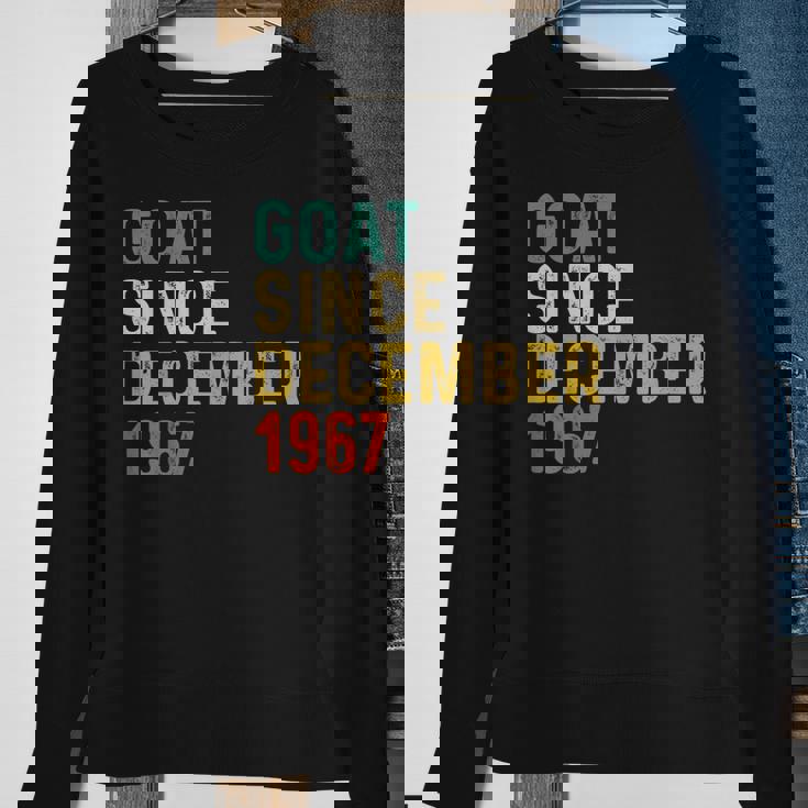 55 Geburtstag 55 Jahre Alte Ziege Seit Dezember 1967 Sweatshirt Geschenke für alte Frauen