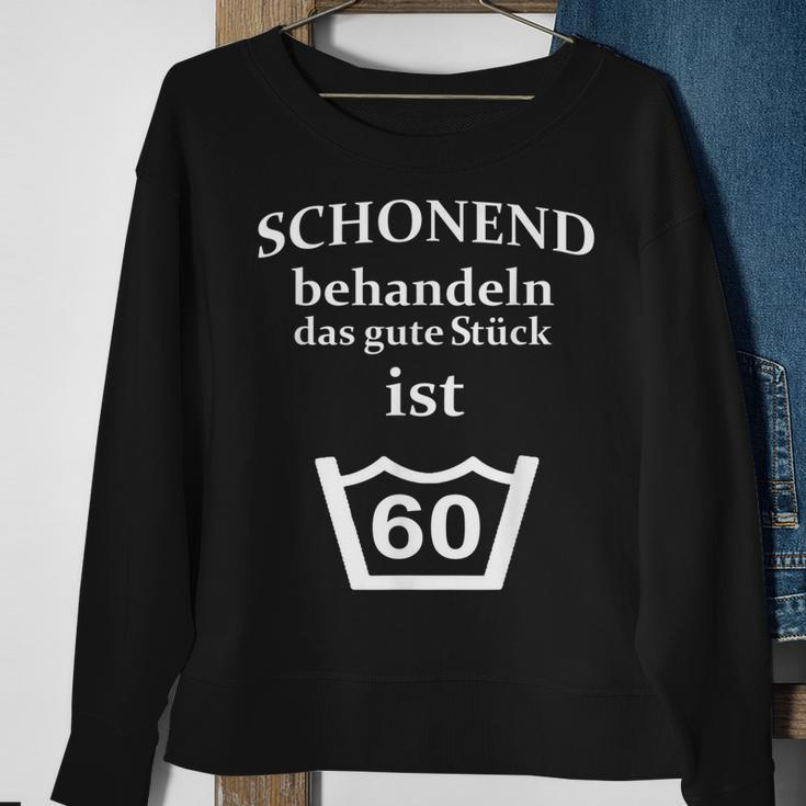 60 Geburtstag 60 Jahre Schonend Behandeln Geschenk Zum 60Er Sweatshirt Geschenke für alte Frauen