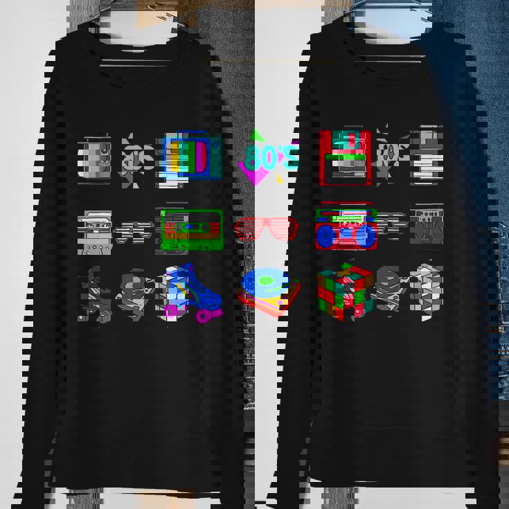 80S Party 1980S Funny Vintage 80S Costume Men Women Sweatshirt Gifts for Old Women