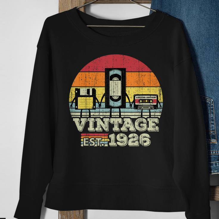 97 Year Old Funny Vintage 1926 97Th Birthday Gifts Women Men Men Women Sweatshirt Graphic Print Unisex Gifts for Old Women