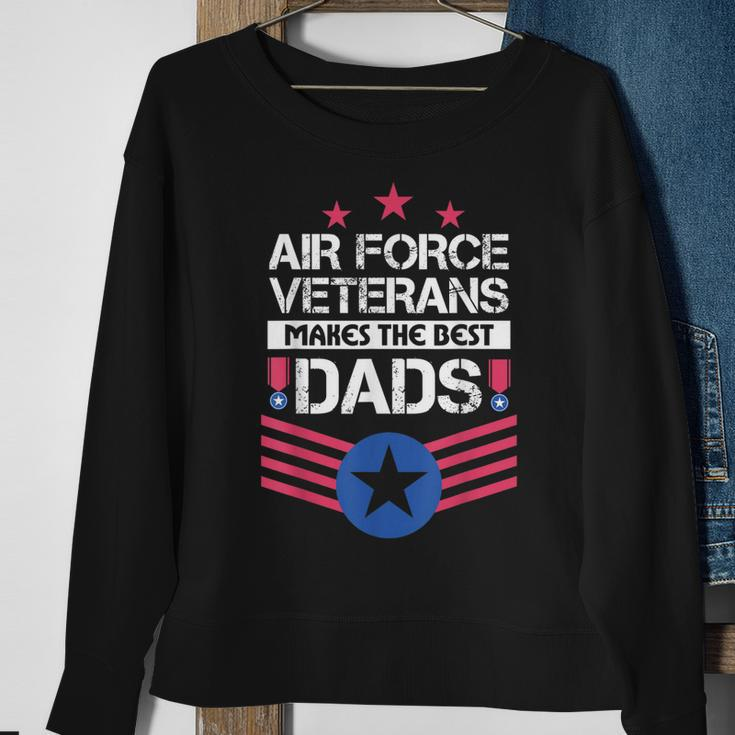 Air Force Veterans Makes The Best Dad Vintage Us Military Sweatshirt Gifts for Old Women