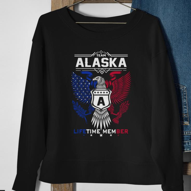 Alaska Name - Alaska Eagle Lifetime Member Sweatshirt Gifts for Old Women