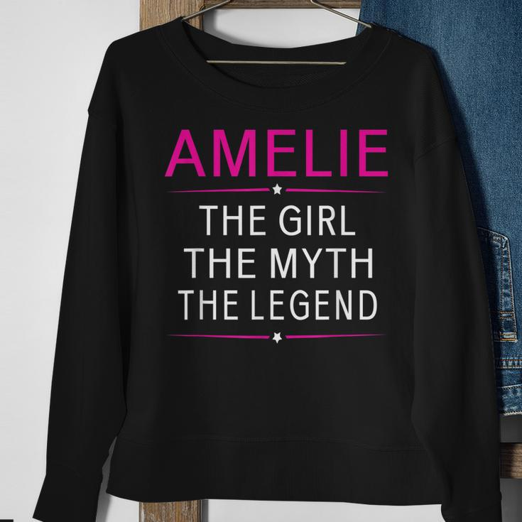 Amelie The Girl The Myth The Legend Name Kids Sweatshirt Gifts for Old Women