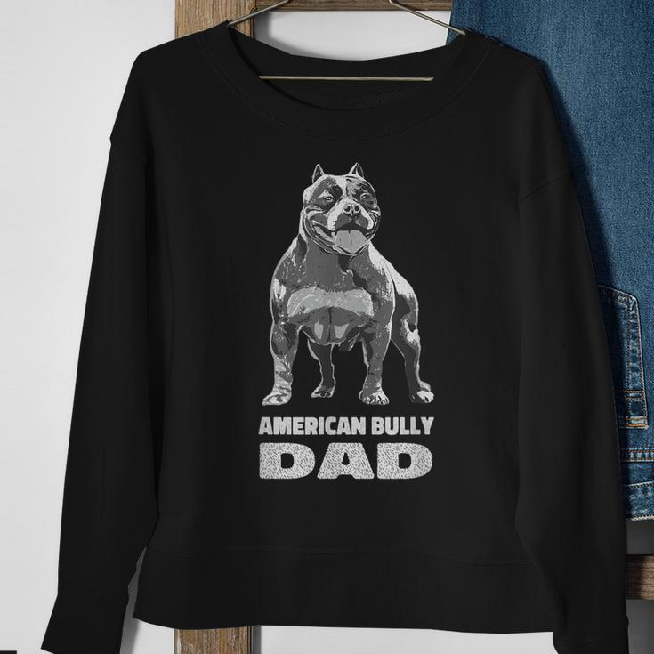 American Bully Dad American Pitbull Terrier Muscle Gift For Mens Sweatshirt Gifts for Old Women