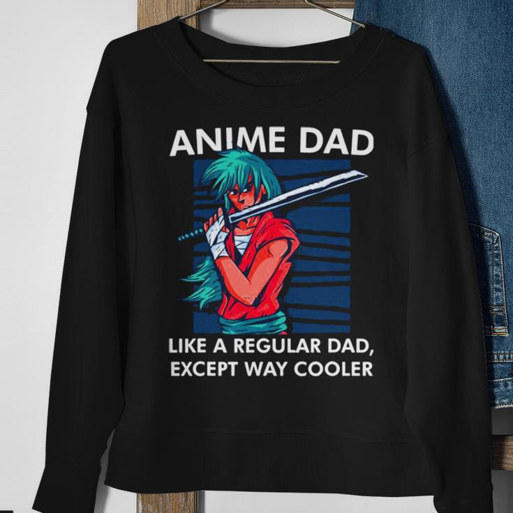 Anime Dad Cute Anime Guy Manga Art Lover Sweatshirt Gifts for Old Women