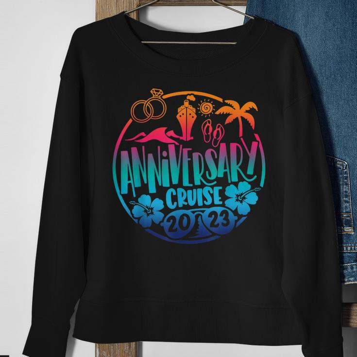 Anniversary Cruise 2023 Tie Dye Marriage Anniversary Sweatshirt Gifts for Old Women
