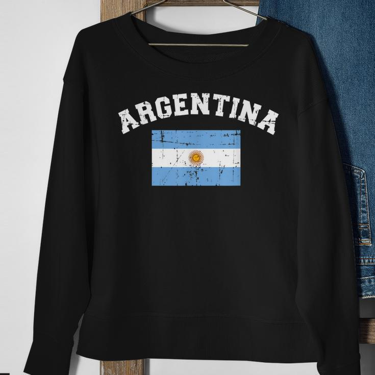 Argentina Flag V2 Men Women Sweatshirt Graphic Print Unisex Gifts for Old Women