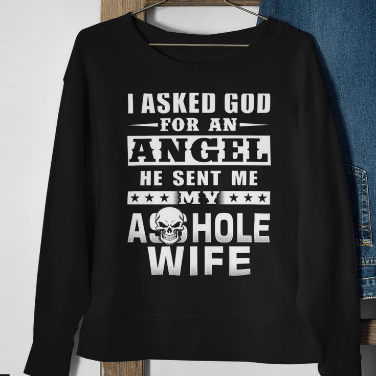 Ask God-Angel-Husband-2 - Mens Standard Sweatshirt Gifts for Old Women