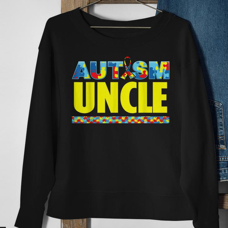 Autism Uncle Awareness Support Sweatshirt Gifts for Old Women