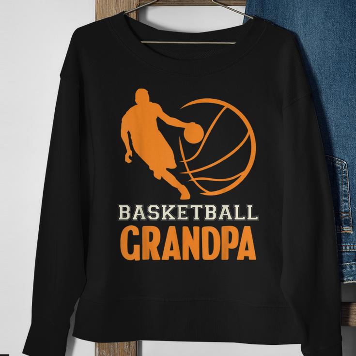 Basketball Opa Schwarzes Sweatshirt mit Spielergrafik Geschenke für alte Frauen