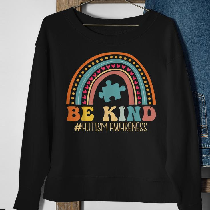 Be Kind Autism Awareness Month For Mom And For Kids Sweatshirt Gifts for Old Women