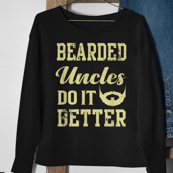 Bearded Uncles Do It Better Funny Uncle Sweatshirt Gifts for Old Women