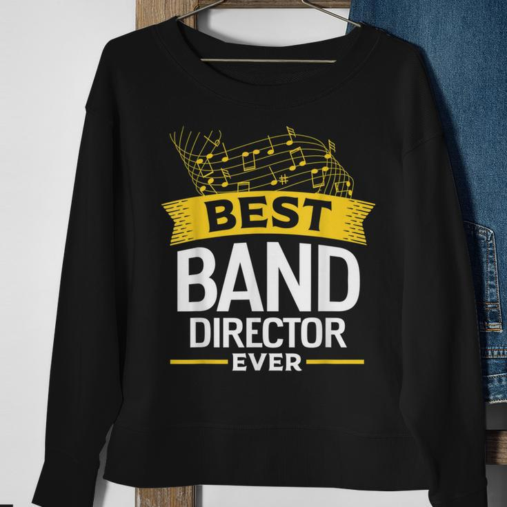 Best Band Director Ever Music Directing Musician Sweatshirt Gifts for Old Women