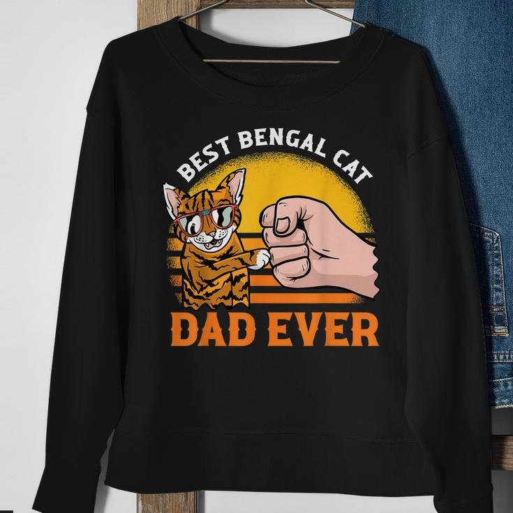 Best Bengal Cat Dad Ever Sweatshirt Geschenke für alte Frauen