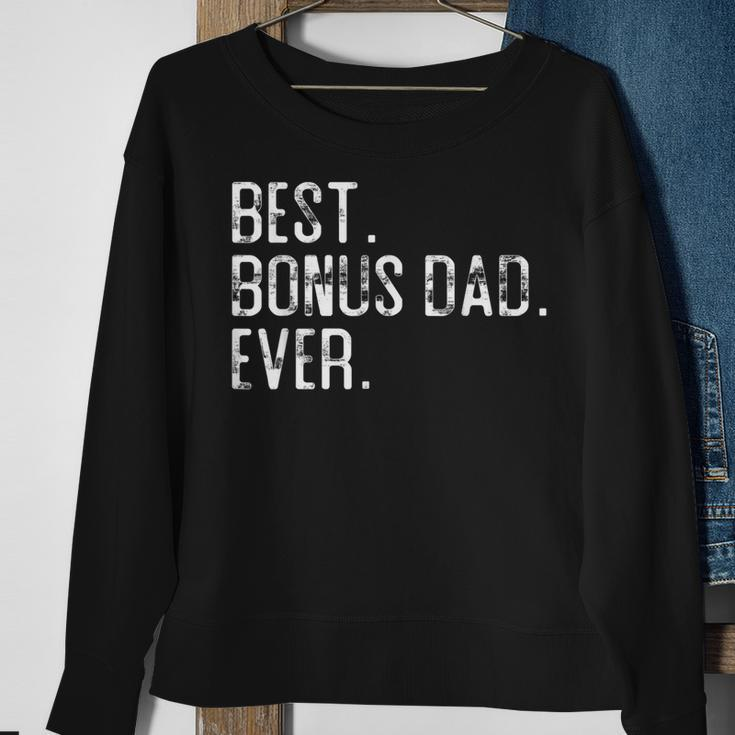 Best Bonus Dad Ever Father’S Day Gift For Step Dad Sweatshirt Gifts for Old Women