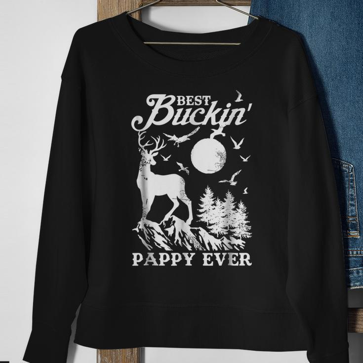 Best Buckin Pappy Ever Deer Hunting Fathers Day Gift Gift For Mens Sweatshirt Gifts for Old Women