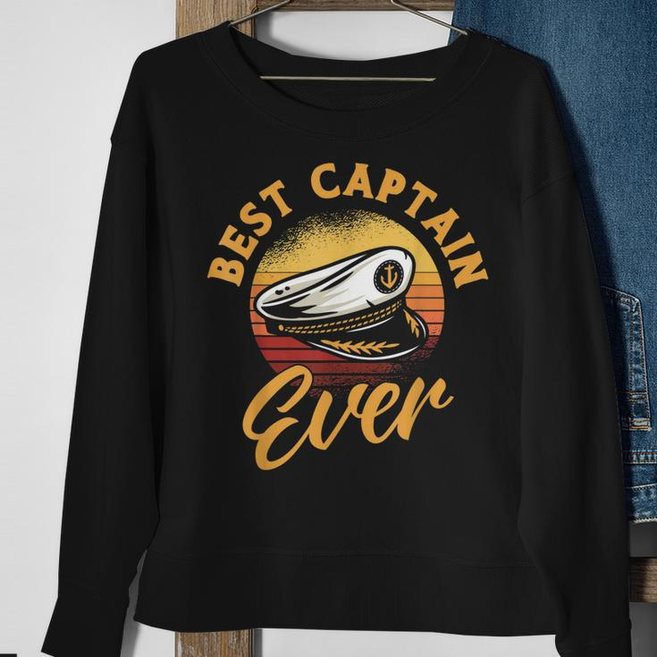Best Captain Ever Captain Boating Sweatshirt Gifts for Old Women