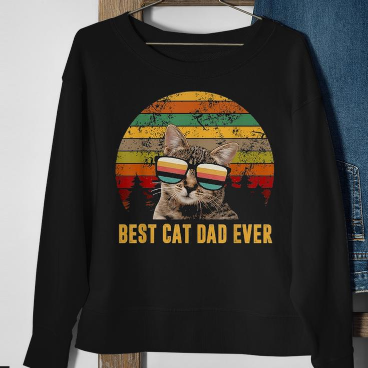 Best Cat Dad Ever Fathers Day Gifts I Love Cat Lover Sweatshirt Gifts for Old Women