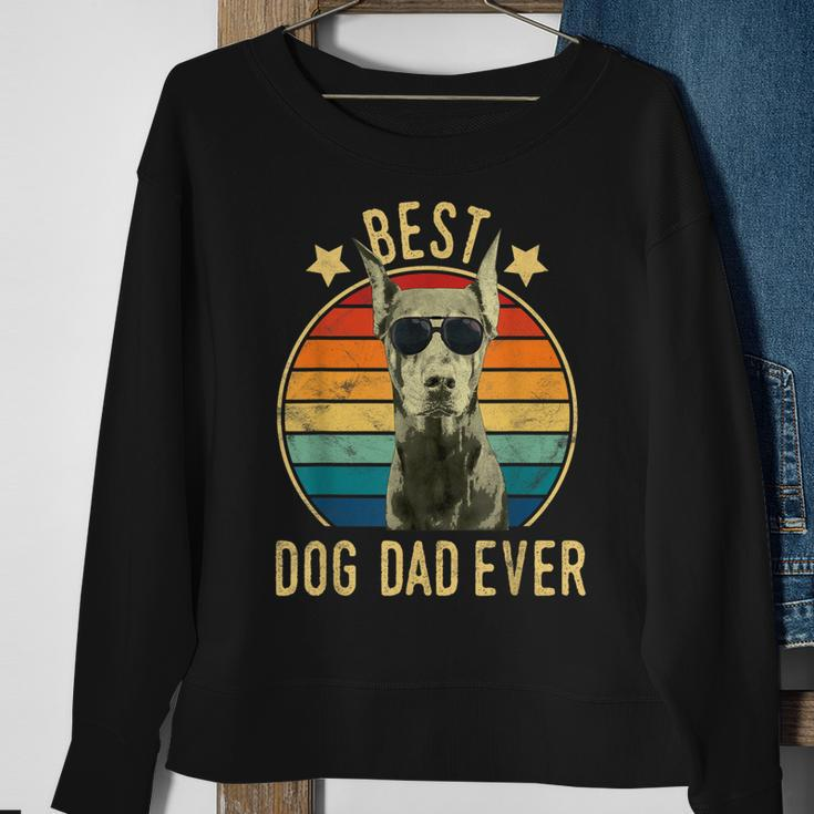 Best Dog Dad Ever Doberman Pinscher Fathers Day Gift Gift For Mens Sweatshirt Gifts for Old Women