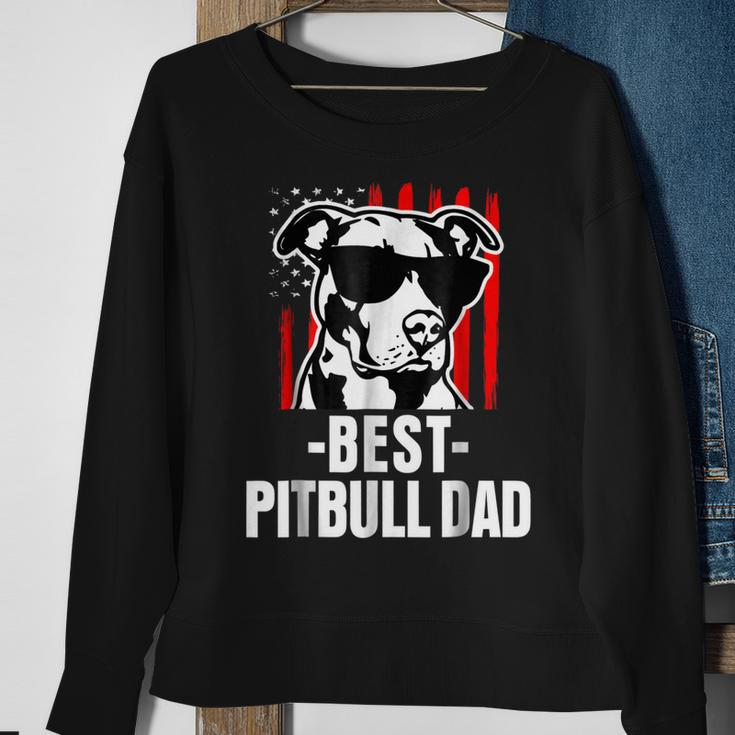 Best Pitbull Dad Mens Funny American Pit Bull Gift For Mens Sweatshirt Gifts for Old Women
