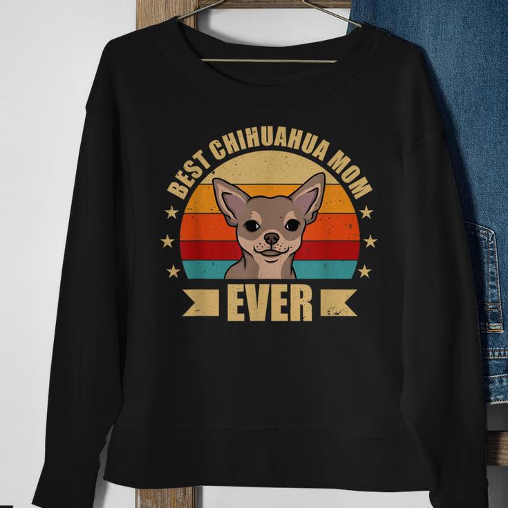 Beste Chihuahua Mama Aller Zeiten Sweatshirt für Hundeliebhaberinnen Geschenke für alte Frauen