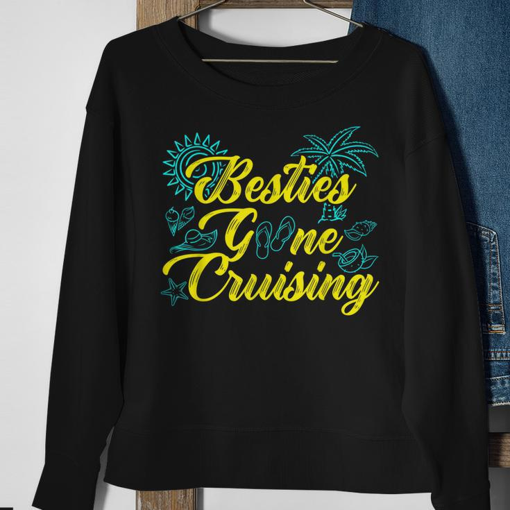 Besties Gone Cruise Matching Girls Trip Cruising Vacation Sweatshirt Gifts for Old Women