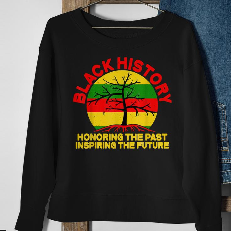 Black History Honoring The Past Inspiring The Future Sweatshirt Gifts for Old Women