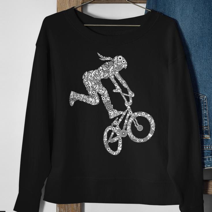 Bmx Mädchen Bike Stunt Kinder Sweatshirt Geschenke für alte Frauen