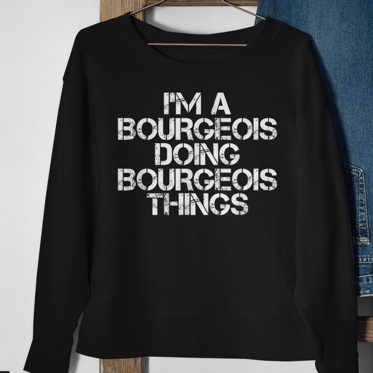 Bourgeois Funny Surname Family Tree Birthday Reunion Gift Sweatshirt Gifts for Old Women