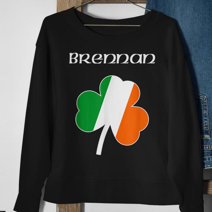 BrennanFamily Reunion Irish Name Ireland Shamrock Sweatshirt Gifts for Old Women