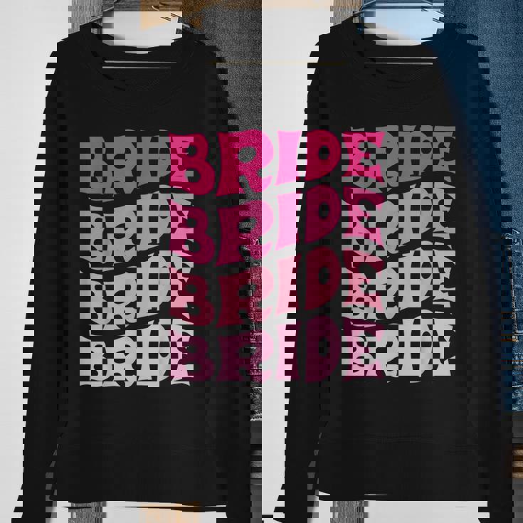 Bride I Do Crew Retro Bachelorette Party Bride Bridesmaids Sweatshirt Gifts for Old Women