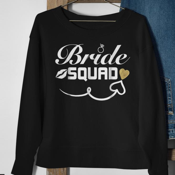 Bride Squad Bachelorette Wedding Party Sweatshirt Gifts for Old Women
