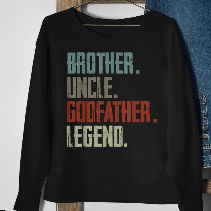 Bruder Onkel Patenvater Legende Onkel Geburtstag Sweatshirt Geschenke für alte Frauen