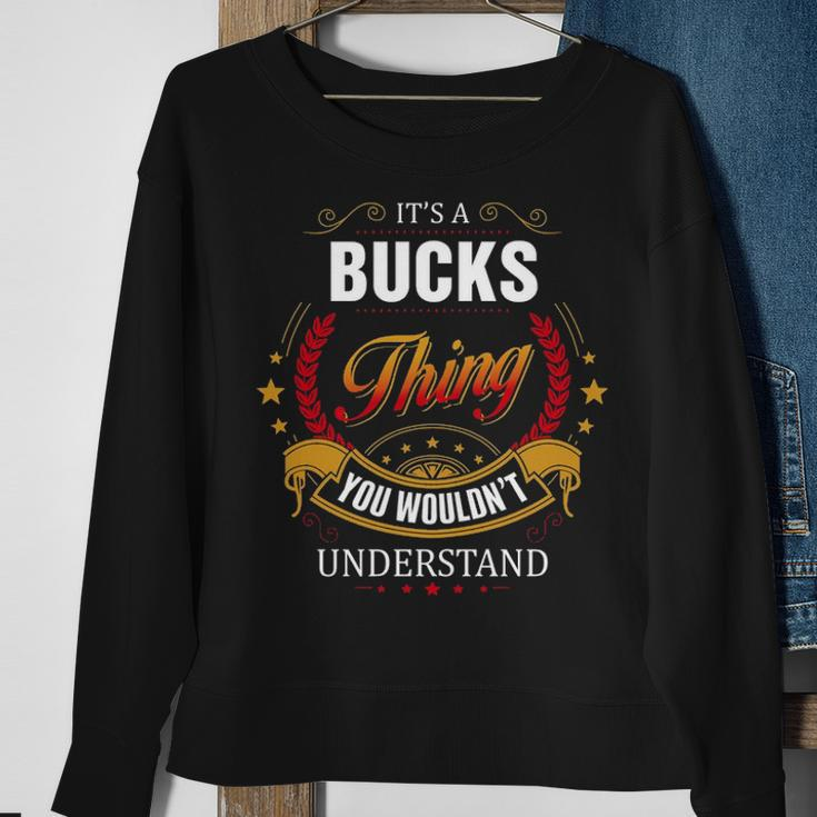 Bucks Family Crest Bucks Bucks Clothing BucksBucks T Gifts For The Bucks Sweatshirt Gifts for Old Women