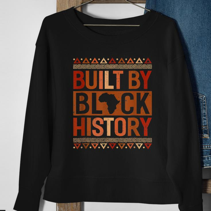 Built By Black History Melanin Black History Month Men Women Sweatshirt Gifts for Old Women