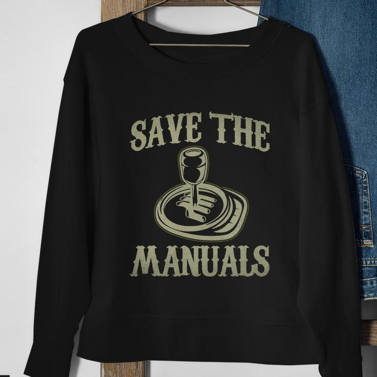 Car Lover Save The Manuals Stick Shift V2 Sweatshirt Gifts for Old Women