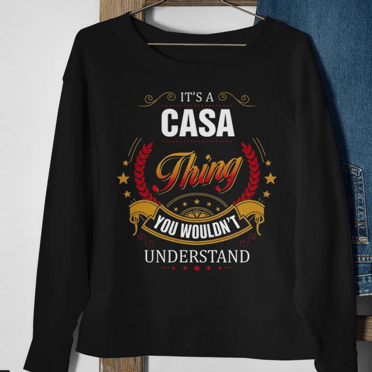Casa Family Crest Casa Casa Clothing CasaCasa T Gifts For The Casa Sweatshirt Gifts for Old Women
