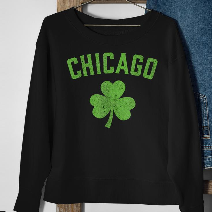 Chicago St Patricks Day - Pattys Day Shamrock  Sweatshirt Gifts for Old Women