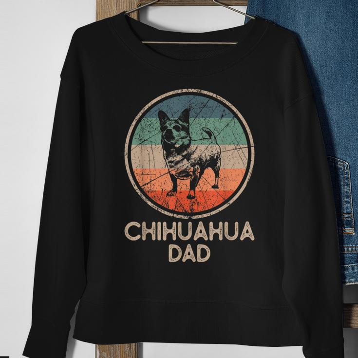 Chihuahua Dog - Vintage Chihuahua Dad Sweatshirt Gifts for Old Women