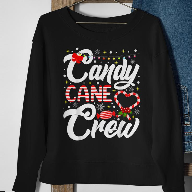 Christmas Candy Lover Funny Xmas Candy Cane Crew Men Women Sweatshirt Graphic Print Unisex Gifts for Old Women