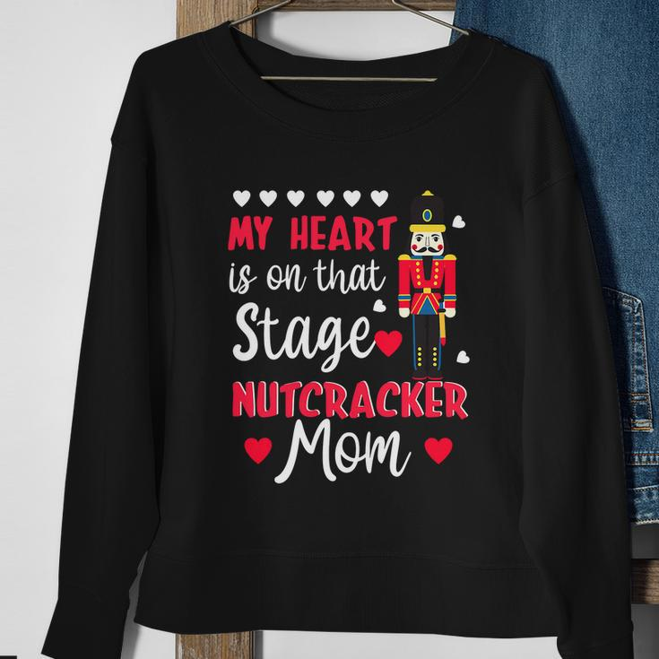 Christmas Nutcracker Mom Love Ballet Dance Mom Sweatshirt Gifts for Old Women