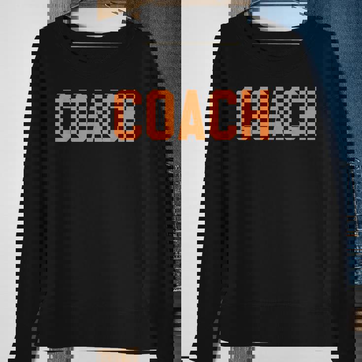 【COACH】Orange Crewneck Coach - Orange Sweatshirt - Seseable