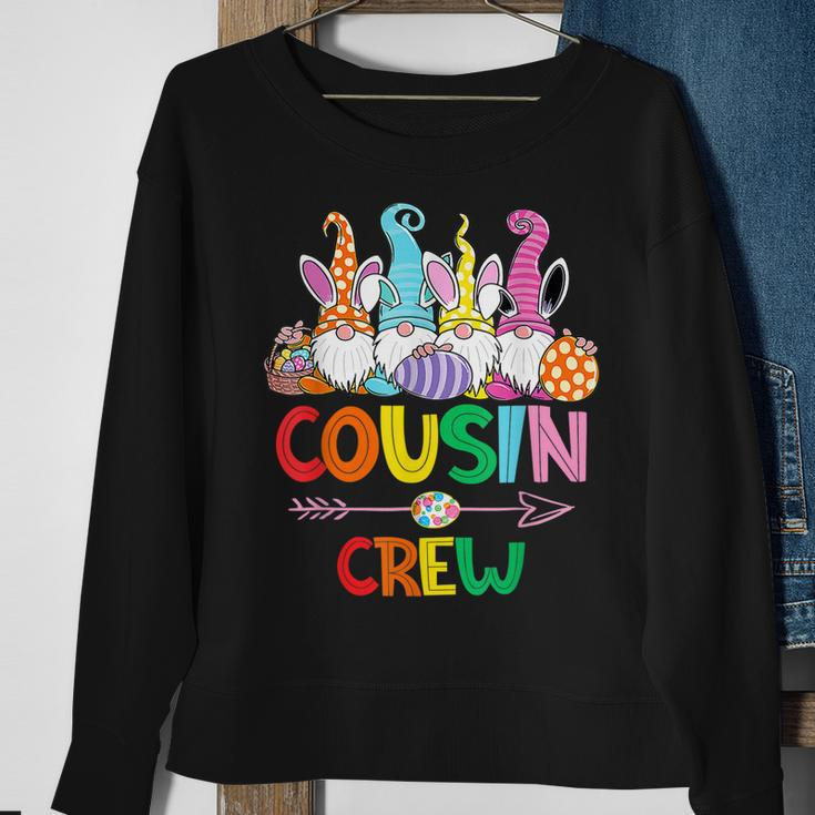 Cousin Crew Easter Bunny Gnome Family Matching Boys Girls Sweatshirt Gifts for Old Women