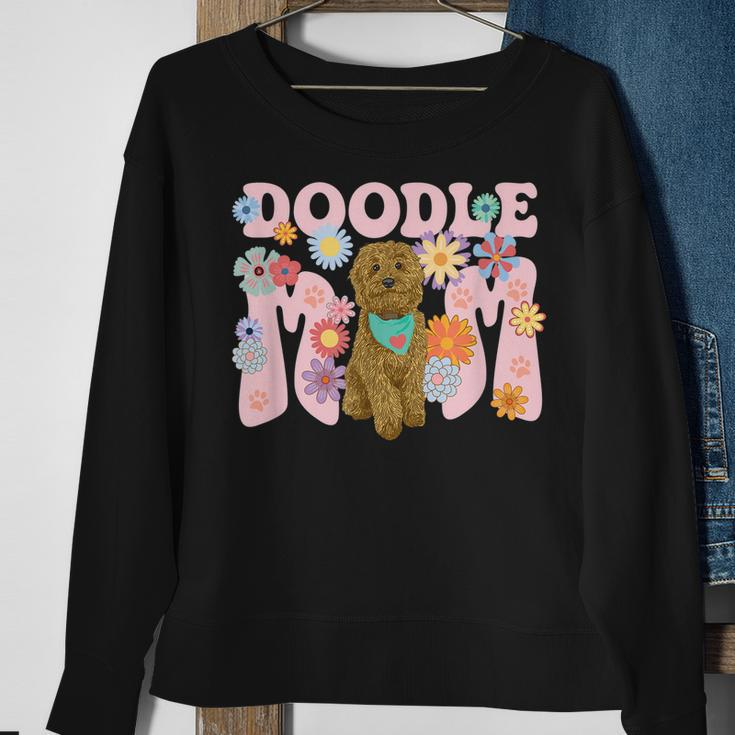 Cute Goldendoodle Doodle Dog Mom Design Women Sweatshirt Gifts for Old Women
