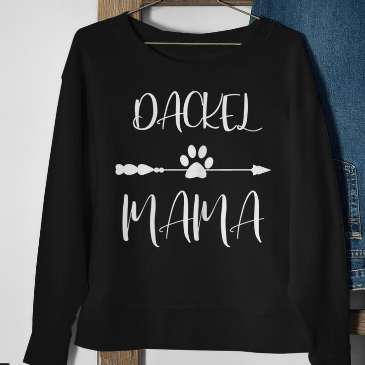 Dackel Dackel Mama Pfote Hunde Geschenk Sweatshirt Geschenke für alte Frauen