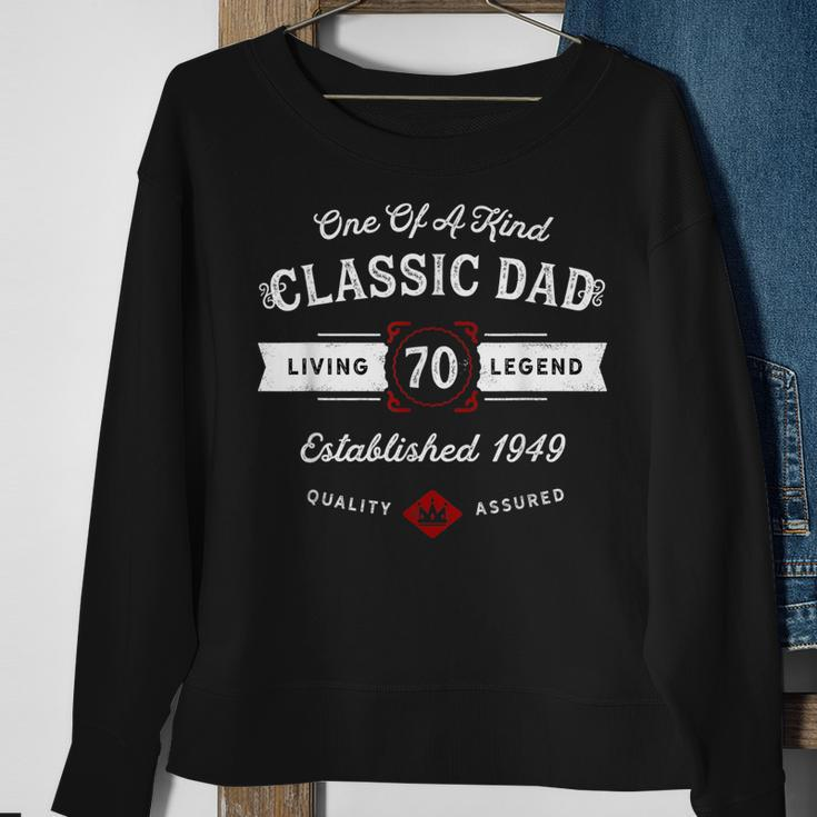 Dad 70Th BirthdayDistressed Vintage Fathers Day Sweatshirt Gifts for Old Women