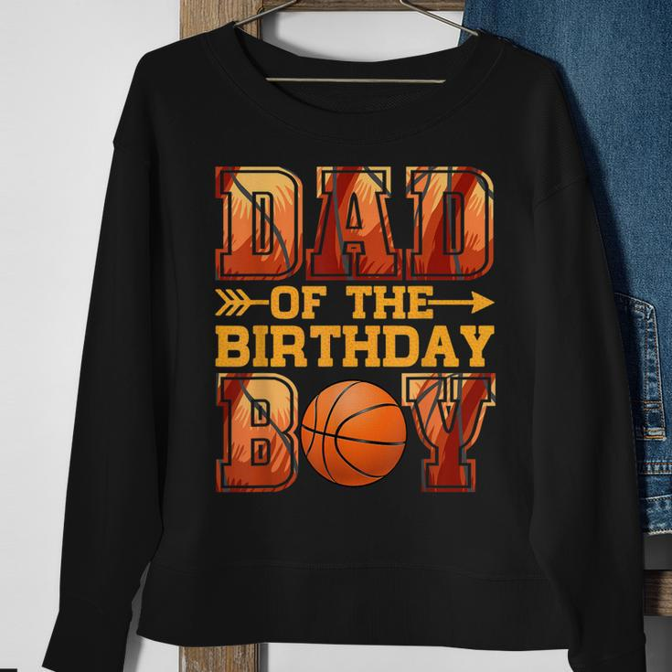 Dad Basketball Birthday Boy Family Baller B-Day Party Sweatshirt Gifts for Old Women
