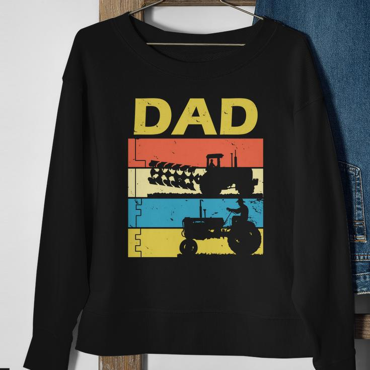 Dad Life Tractor Farmer Retro Tractor Sweatshirt Gifts for Old Women